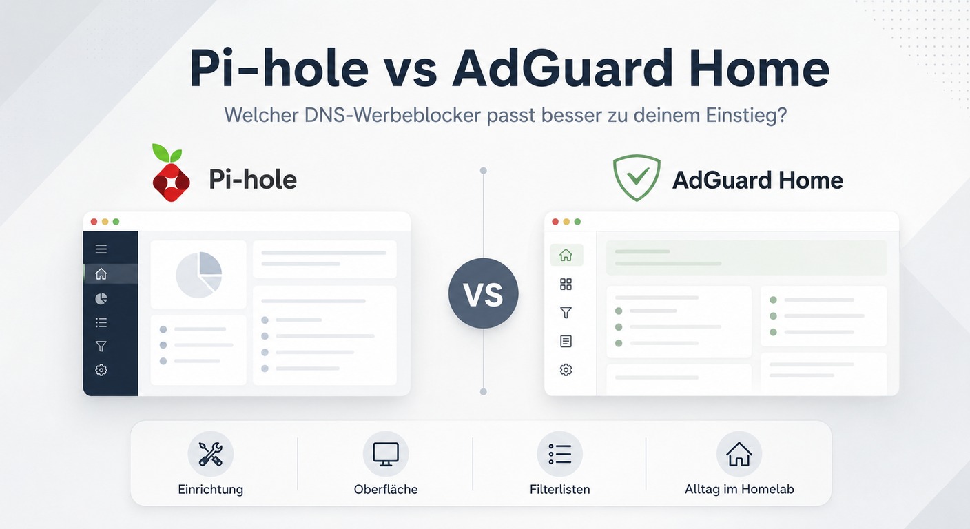 Titelbild: Pi-hole oder AdGuard Home auf einem Futro S7010: Was läuft mit 256 MB RAM?